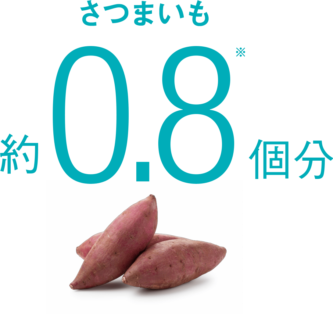さつまいも 約0.8個分