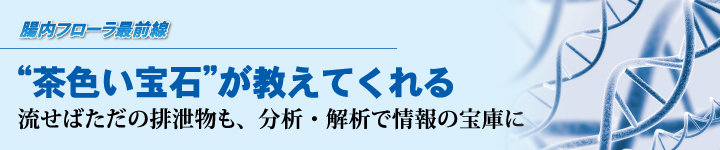 腸内フローラ最前線 “茶色い宝石”が教えてくれる 流せばただの排泄物も、分析・解析で情報の宝庫に